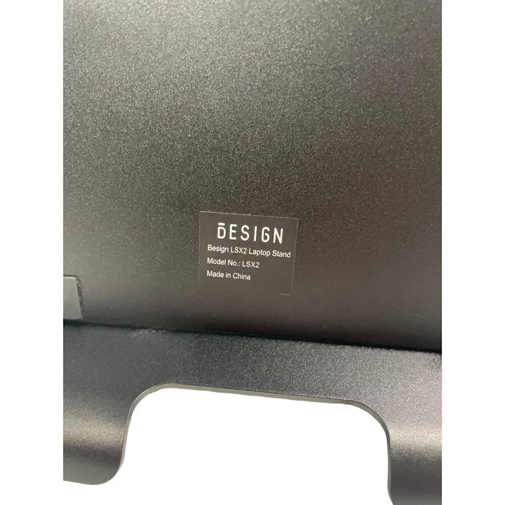 Besign LSX2 Laptop Stand Ergonomic Adjustable Notebook Stand Black‎